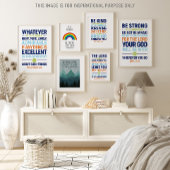 Wat er ook echt goed is, Philippiërs 4:8 post Poster