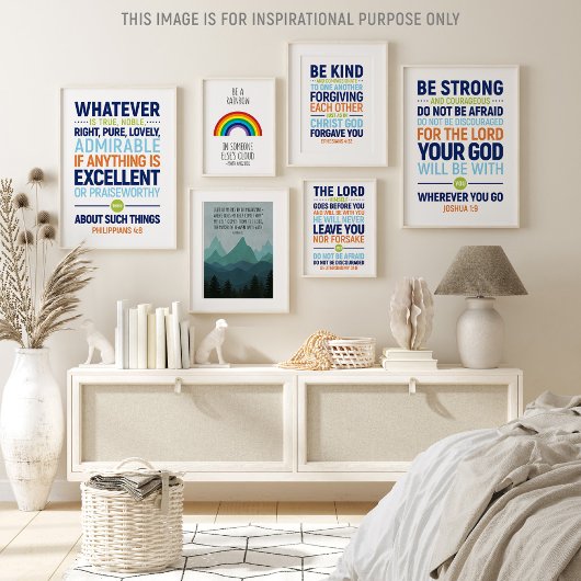 Wat er ook echt goed is, Philippiërs 4:8 post Poster