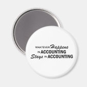 Wat er ook gebeurt - Boekhouding Magneet (Voorkant / Achterkant)