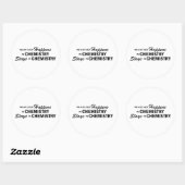 Wat er ook gebeurt - Chemie Ronde Sticker (Vel)
