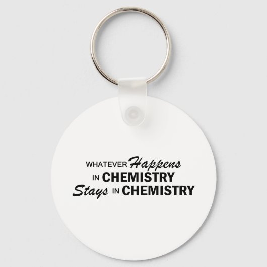 Wat er ook gebeurt - Chemie Sleutelhanger (Voorkant)