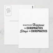 Wat er ook gebeurt - Chiropraktijk Briefkaart (Voorkant / Achterkant)