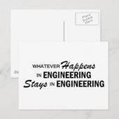 Wat er ook gebeurt - Engineering Briefkaart (Voorkant / Achterkant)