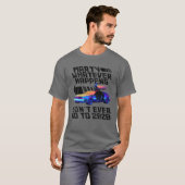 Wat er ook gebeurt, ga nooit naar 2020 t-shirt (Voorkant volledig)