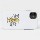 Wat Er Ook Gebeurt In Je Leven Eend Grappige Quote Case-Mate iPhone Case (Achterkant (horizontaal))