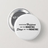 Wat er ook gebeurt - Massagetabel Ronde Button 5,7 Cm (Voorkant /achterkant)