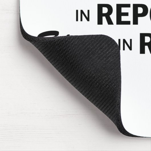 Wat er ook gebeurt - Rapportering Muismat (Hoek)