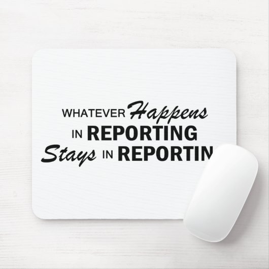 Wat er ook gebeurt - Rapportering Muismat (Met muis)