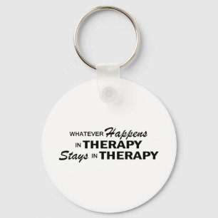 Wat er ook gebeurt - Therapie Sleutelhanger