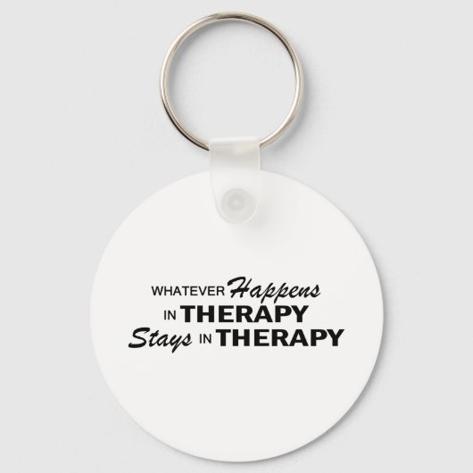 Wat er ook gebeurt - Therapie Sleutelhanger (Voorkant)