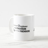 Wat er ook gebeurt - Vuurhuis Koffiemok (Voorkant links)