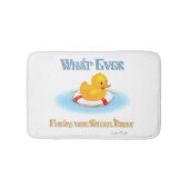 Wat er ook op drijft. badmat (Voorkant)