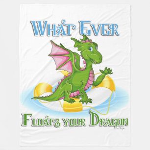 Wat er ook op drijft... fleece deken