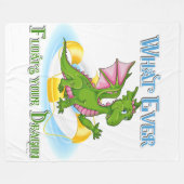 Wat er ook op drijft... fleece deken (Voorkant (Horizontaal))