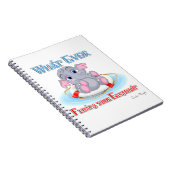 Wat er ook op drijft... je Baby olifant Notitieboek (Rechterzijde)