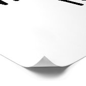 Wat er ook op drijft je geit grappige dierenbont poster (Hoek)