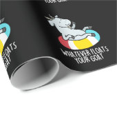 Wat er ook op drijft je geit schimmeldier, paarden cadeaupapier (Rol Hoek)