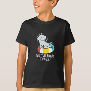 Wat er ook op drijft je geit schimmeldier, paarden t-shirt