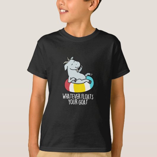 Wat er ook op drijft je geit schimmeldier, paarden t-shirt (Voorkant)