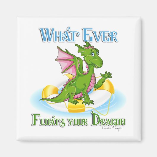 Wat er ook op drijft... magneet (Voorkant)