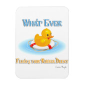 Wat er ook op drijft. magneet (Verticaal)