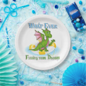 Wat er ook op drijft... papieren bordje (Feest)