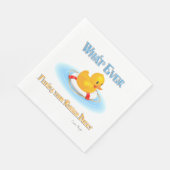 Wat er ook op drijft. servetten (Hoek)