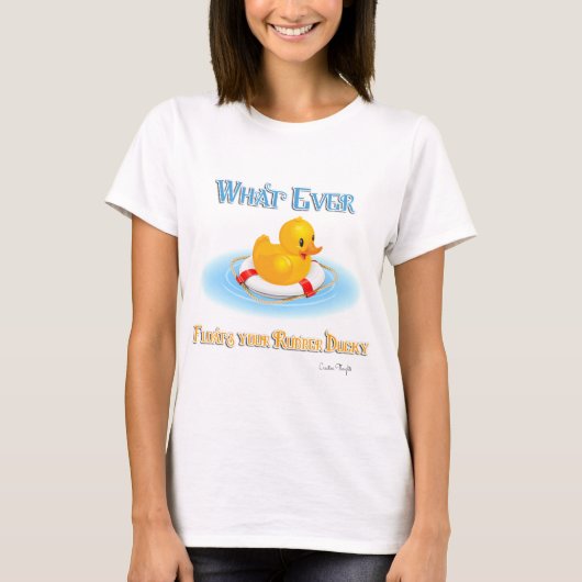 Wat er ook op drijft. t-shirt (Voorkant)