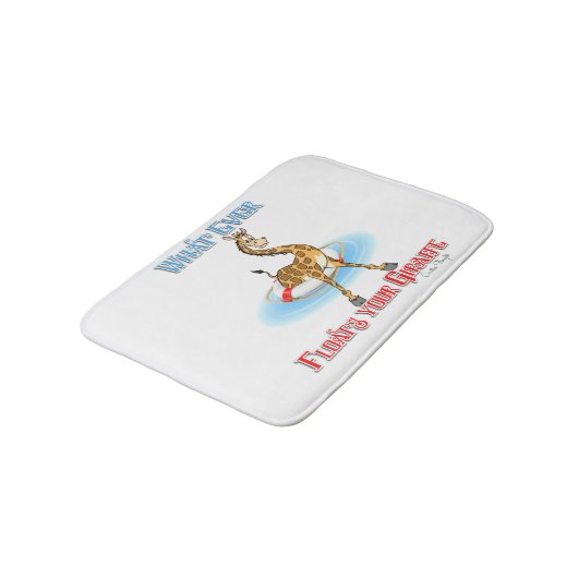 Wat er ook op drijft Uw Giraffe Badmat (Gekanteld)