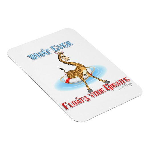 Wat er ook op drijft Uw Giraffe Magneet (Rechterzijde)