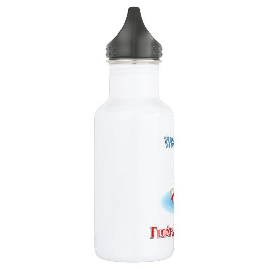Wat er ook op drijft Uw Giraffe Waterfles (Links)