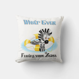 Wat er ook op drijft Uw Zebra 3 Kussen