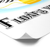 Wat er ook op drijft Uw Zebra 4 Poster (Hoek)