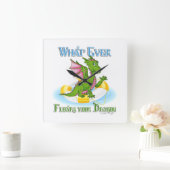 Wat er ook op drijft... vierkante klok (Huis)