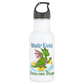 Wat er ook op drijft... waterfles