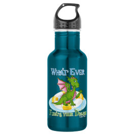 Wat er ook op drijft... waterfles