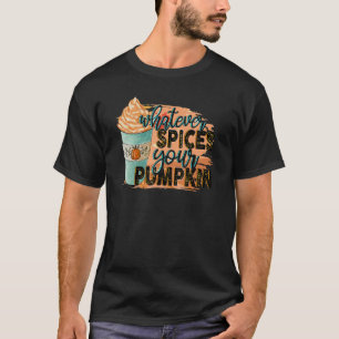 Wat er ook van je pompoenherfst Halloween dan T-shirt