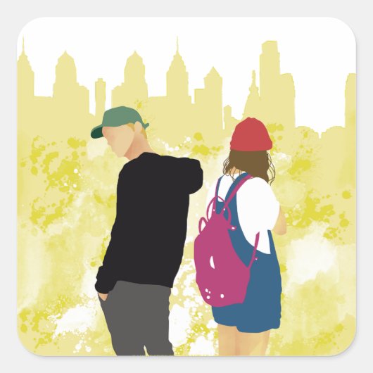 Wat er ook voor nodig is - AC Vierkante Sticker (Voorkant)