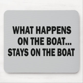 WAT ER OP DE BOAT GEBEURT... STAYS AAN DE BOAT MUISMAT