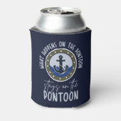 Wat er op de ponton gebeurt blijft op de ponton blikjeskoeler (Blikje Achterkant)