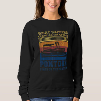 Wat er op de ponton gebeurt, blijft op de ponton trui
