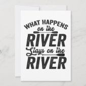 Wat er op de rivier gebeurt blijft op de rivier Ca Kaart (Voorkant)