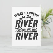 Wat er op de rivier gebeurt blijft op de rivier Ca Kaart (Staand voorkant)