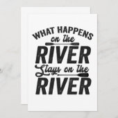 Wat er op de rivier gebeurt blijft op de rivier Ca Kaart (Voorkant / Achterkant)