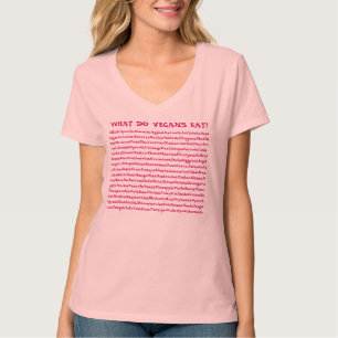 Wat eten Vegans? T-shirt