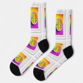 WAT Eyeglasses Premium Sustainable Quirky Socks Sokken (Links)