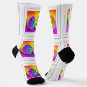 WAT Eyeglasses Premium Sustainable Quirky Socks Sokken (Gebogen)