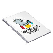Wat floot je geit Leuk dier grap Notitieboek (Rechterzijde)