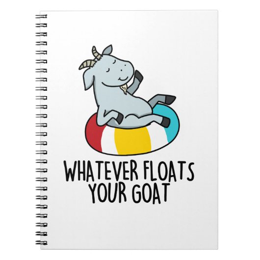Wat floot je geit Leuk dier grap Notitieboek (Voorkant)