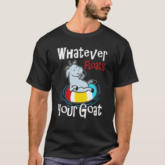 Wat floot je geit Zomer Float Trip Rivier T-shirt (Voorkant)
